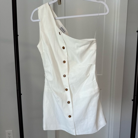 Peppermayo White One-Shoulder Dress - Picture 4 of 5
